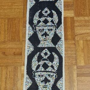 Traditional African hand beaded wall hanging